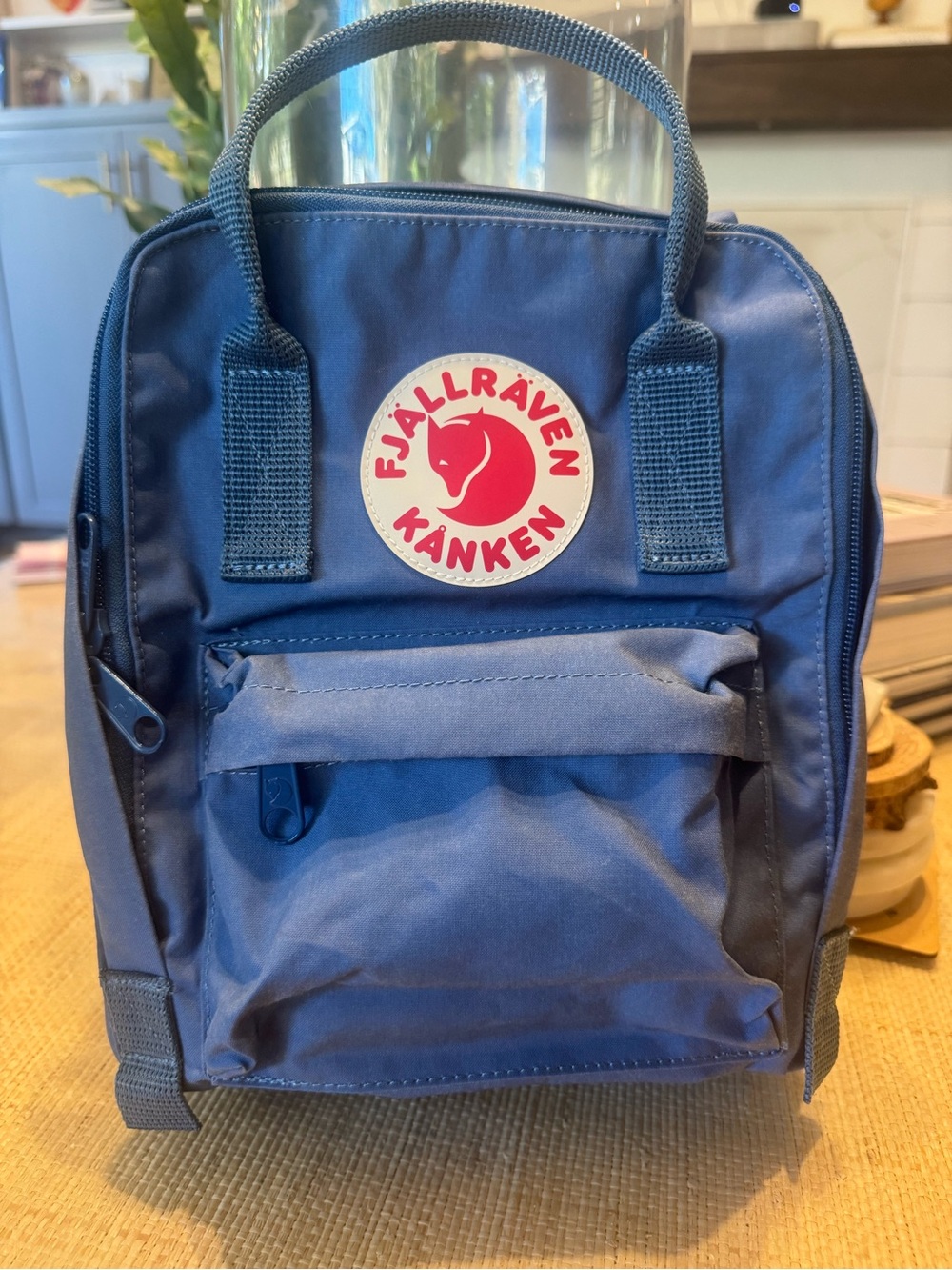 NWOT - never worn/used Fjallraven Kånken Mini Backpack - Greyish Blue - Picture 1 of 3